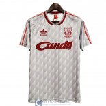 Camiseta Liverpool Retro Segunda Equipacion 1989 1991
