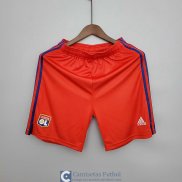 Pantalon Corto Olympique Lyonnais Segunda Equipacion 2021/2022