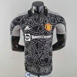 Camiseta Authentic Manchester United Portero Black 2022/2023