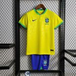 Camiseta Brasil Ninos Primera Equipacion 2022/2023