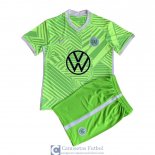 Camiseta VFL Wolfsburg Ninos Primera Equipacion 2021/2022