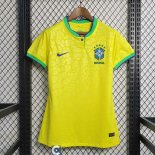 Camiseta Mujer Brasil Primera Equipacion 2022/2023