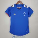 Camiseta Mujer Cruzeiro Primera Equipacion 2021/2022