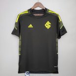 Camiseta Sport Club Internacional Training Black Yellow 2021/2022