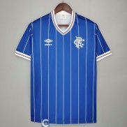 Camiseta Glasgow Rangers Retro Primera Equipacion 1982/1983