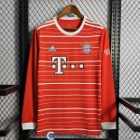 Camiseta Manga Larga Bayern Munich Primera Equipacion 2022/2023