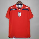 Camiseta Inglaterra Retro Segunda Equipacion 2008/2010