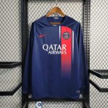 Camiseta Manga Larga PSG Primera Equipacion 2023/2024