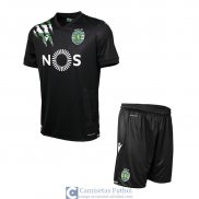 Camiseta Sporting Lisboa Ninos Segunda Equipacion 2020/2021