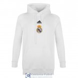 Real Madrid Sudadera Capucha White 2020/2021