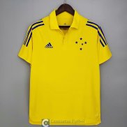 Camiseta Cruzeiro Polo Yellow 2021/2022