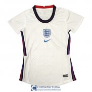 Camiseta Inglaterra Camiseta Mujer Primera Equipacion EURO 2020