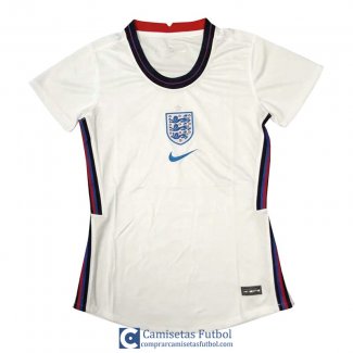 Camiseta Inglaterra Camiseta Mujer Primera Equipacion EURO 2020