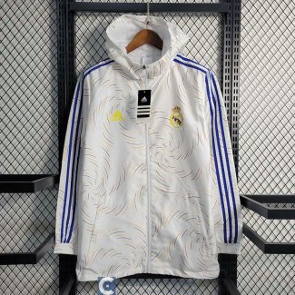 Real Madrid Chaqueta Rompevientos White II 2023/2024