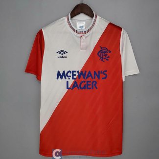 Camiseta Glasgow Rangers Retro Segunda Equipacion 1987/1988