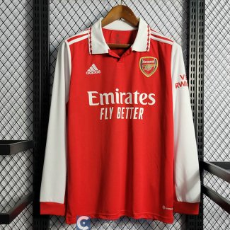 Camiseta Manga Larga Arsenal Primera Equipacion 2022/2023