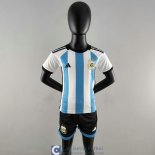 Camiseta Argentina Ninos Primera Equipacion 2022/2023