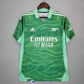 Camiseta Arsenal Portero Green 2021/2022