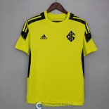 Camiseta Sport Club Internacional Training Yellow Black 2021/2022