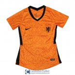 Camiseta Holanda Euro Camiseta Mujer Primera Equipacion 2020