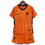 Camiseta Holanda Euro Ninos Primera Equipacion 2020