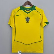 Camiseta Brasil Retro Primera Equipacion 2004/2006