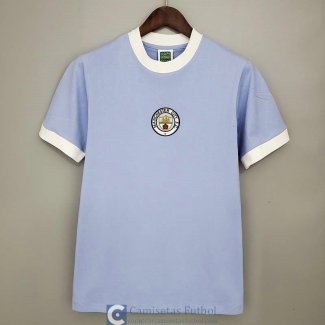 Camiseta Manchester City Retro Primera Equipacion 1972/1973