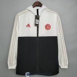 Ajax Chaqueta Rompevientos Black White 2021/2022