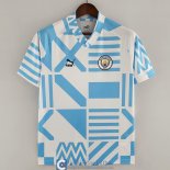 Camiseta Manchester City Pre Match Blue White 2022/2023