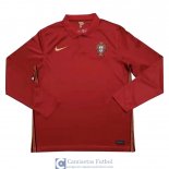 Camiseta Manga Larga Portugal Primera Equipacion 2020/2021