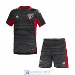 Camiseta Sao Paulo FC Ninos Portero Black 2021/2022