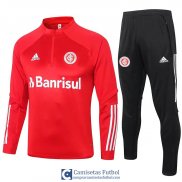 Sport Club Internacional Sudadera De Entrenamiento Red + Pantalo