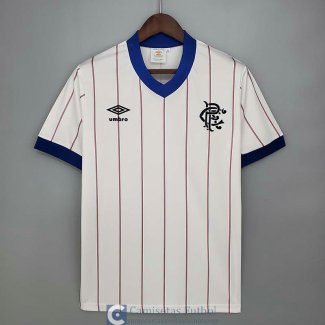 Camiseta Glasgow Rangers Retro Segunda Equipacion 1982/1983