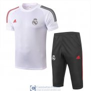 Real Madrid Sudadera De Entrenamiento White + Pantalon Black 202