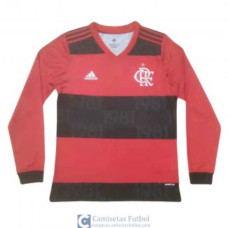 Camiseta Manga Larga Flamengo Primera Equipacion 2021/2022