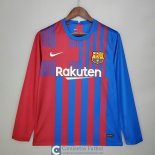 Camiseta Manga Larga Barcelona Primera Equipacion 2021/2022