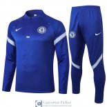 Chelsea Sudadera De Entrenamiento Blue + Pantalon 2020/2021